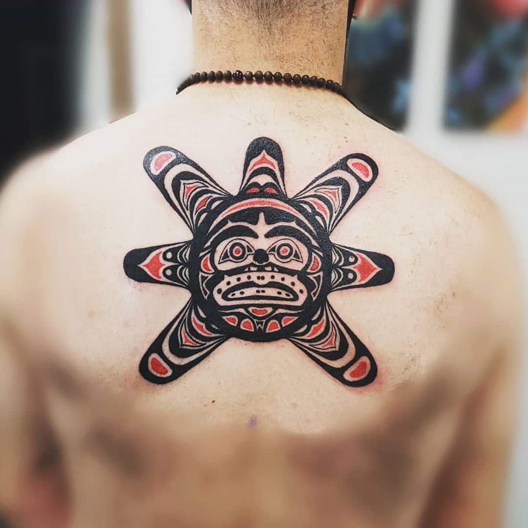 haida-tattoo-style-sun