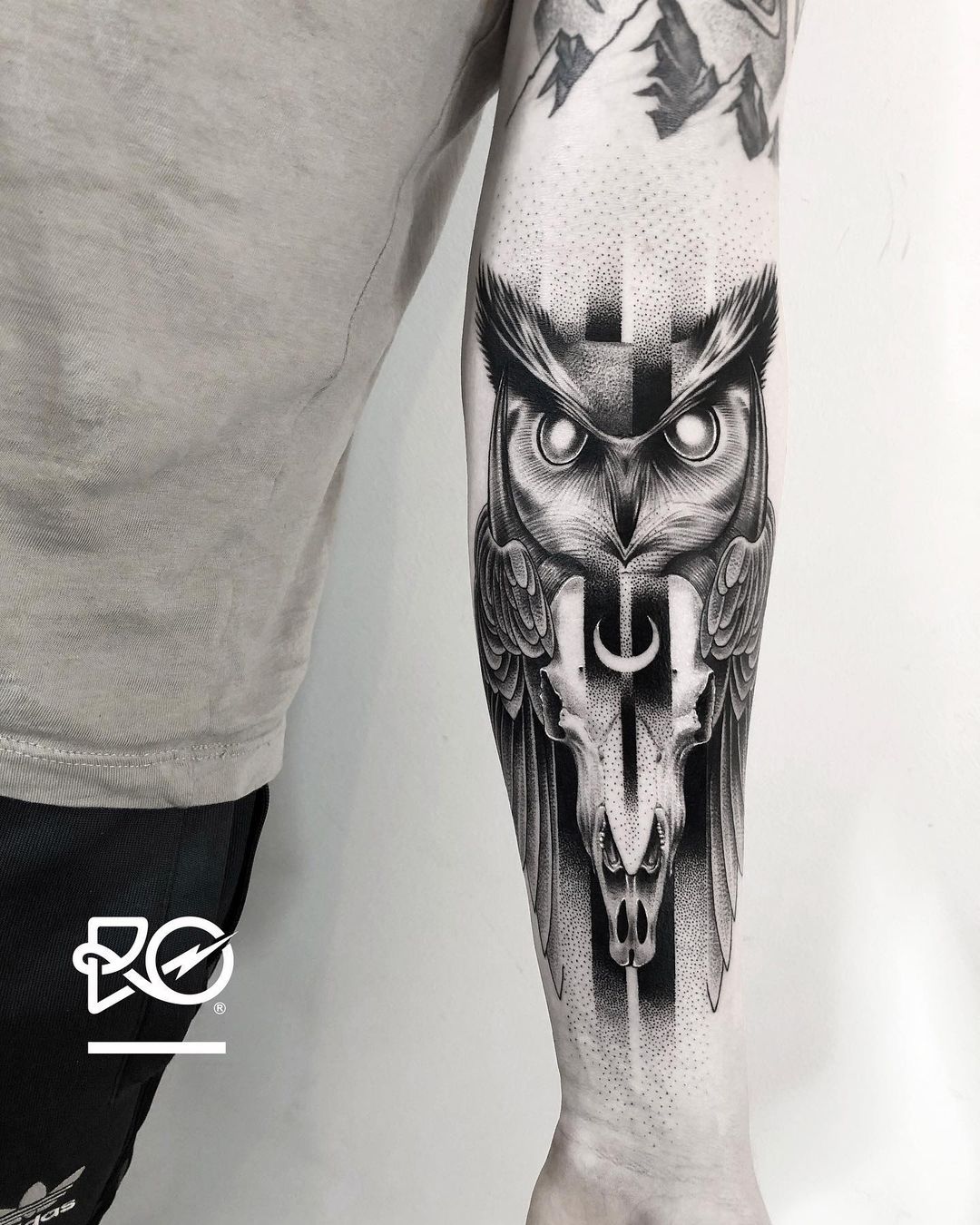 owl skull tattoos meaning