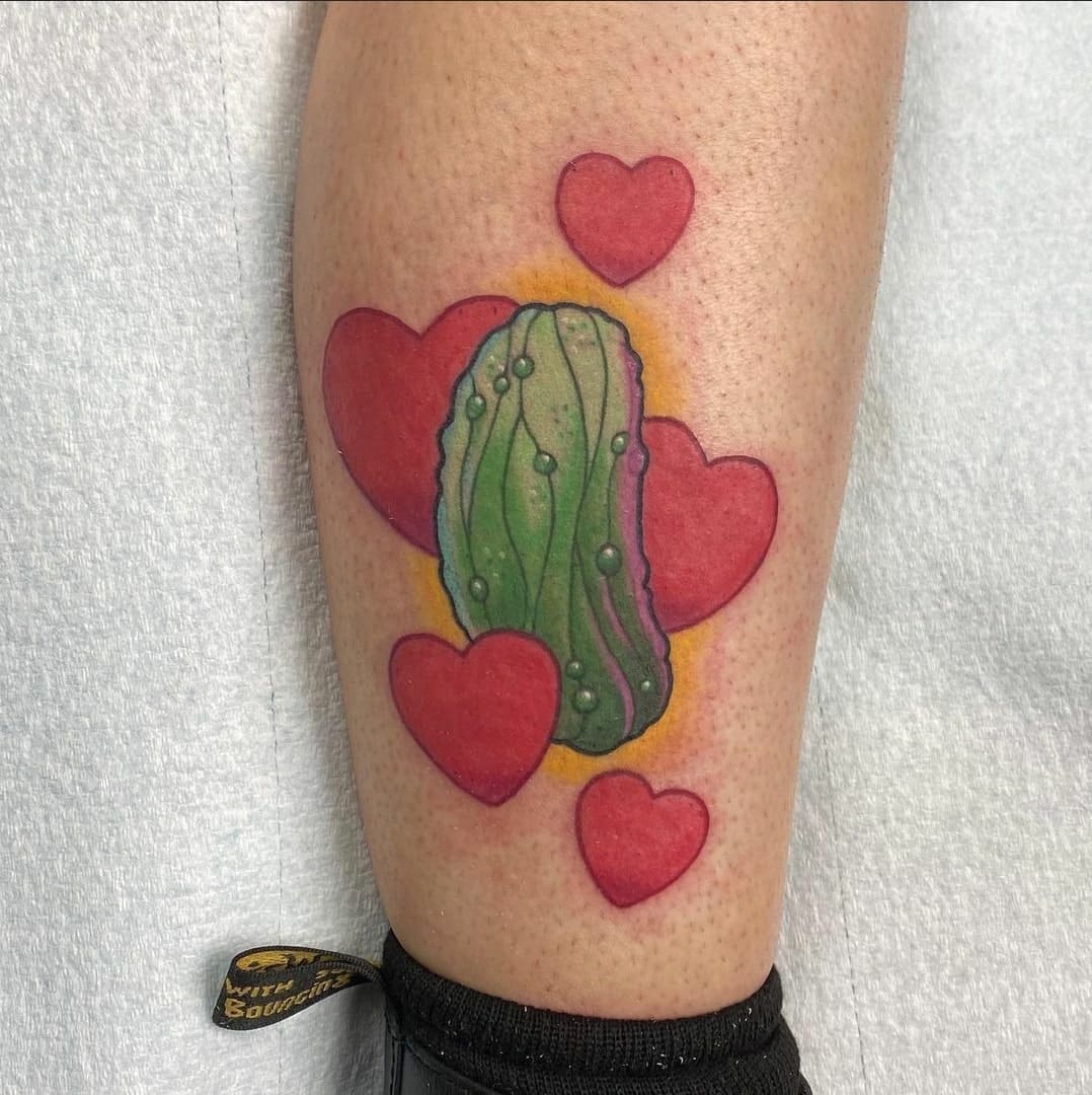 danica casey tattoo artist cactus hearts