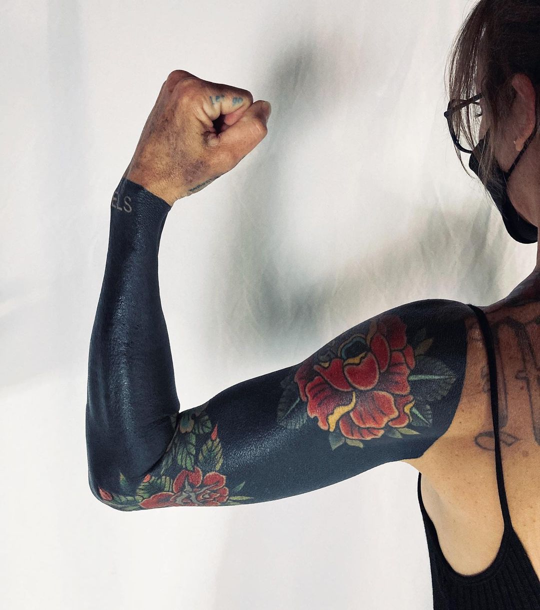 Kat Von D Gets Instagram Backlash for Blacked Out Arm Tattoo