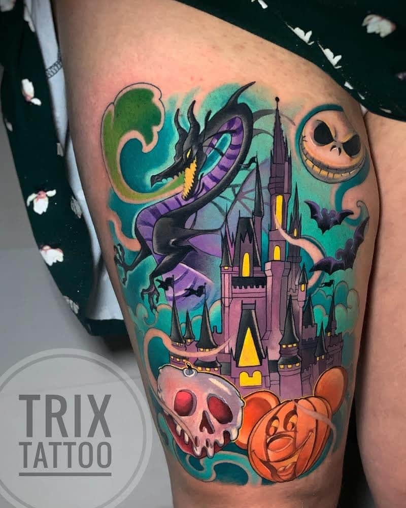 trix tattoo artist castle color