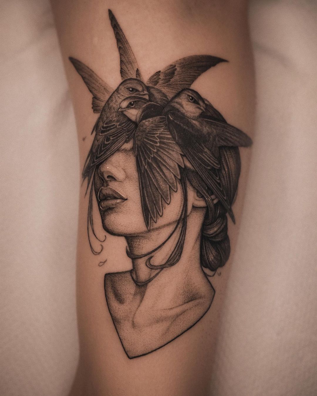 My top 10 Surrealistic Female Portrait Tattoos ideas - Zhimpa Moreno