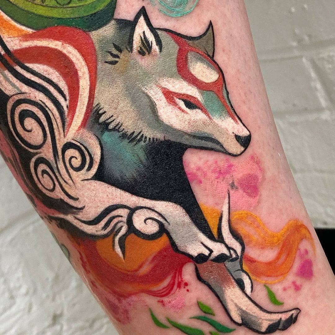 Another version of my 'wogan' character (half wolf half dragon) #tattoo # tattoos #tattooist #tattoo… | Japanese tattoo, Japan tattoo design, Japanese  dragon tattoos