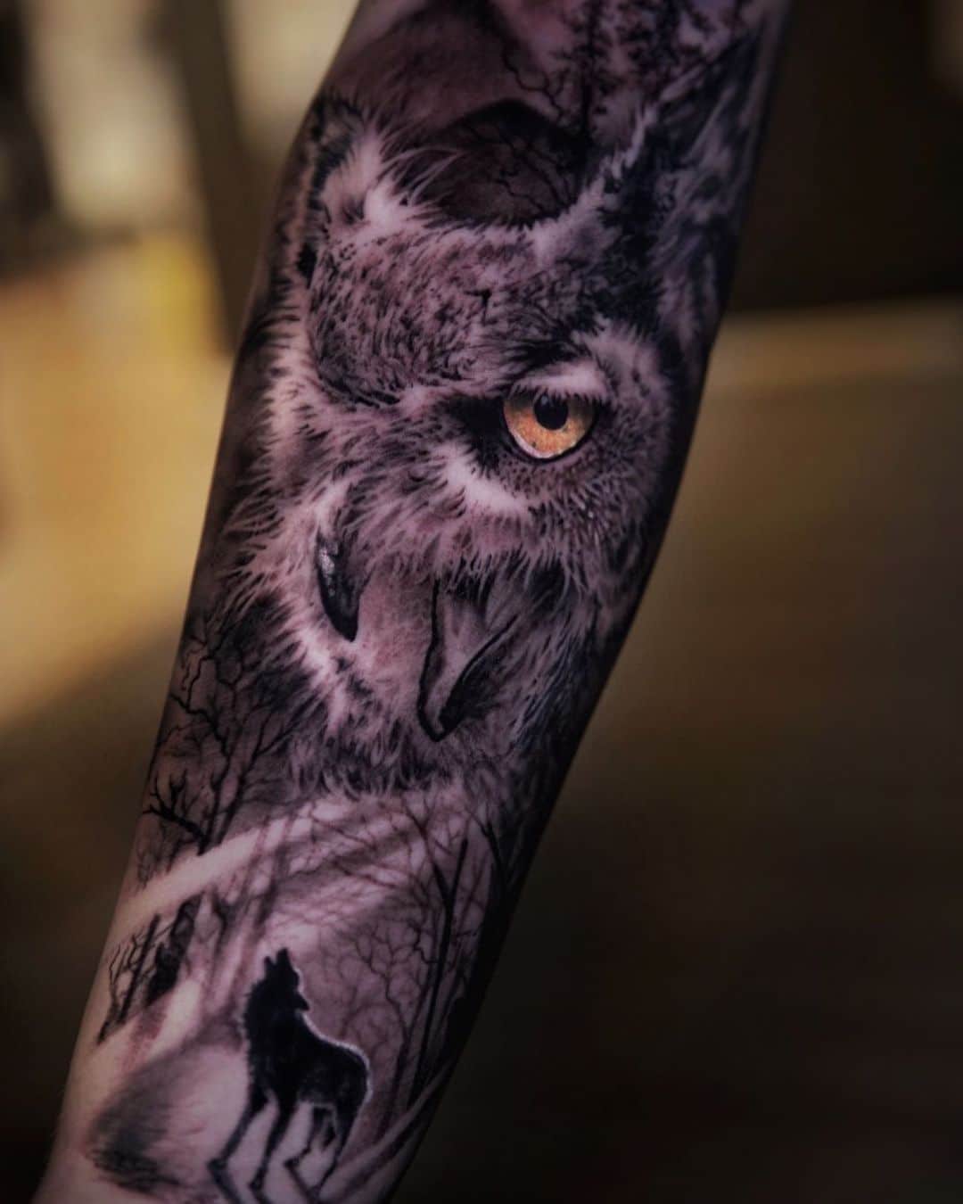 Inkstyle - Owl neck tattoo... • #neck #tattoo #ink #necktattoo #owltattoo # owl #bird #painfull #pain #painfullpleasures #tattoed #tatted #tattooart  #art #realisticink #realism #worldfamousink #sunskintattoo #barberdts  #barberdtssupplies ...