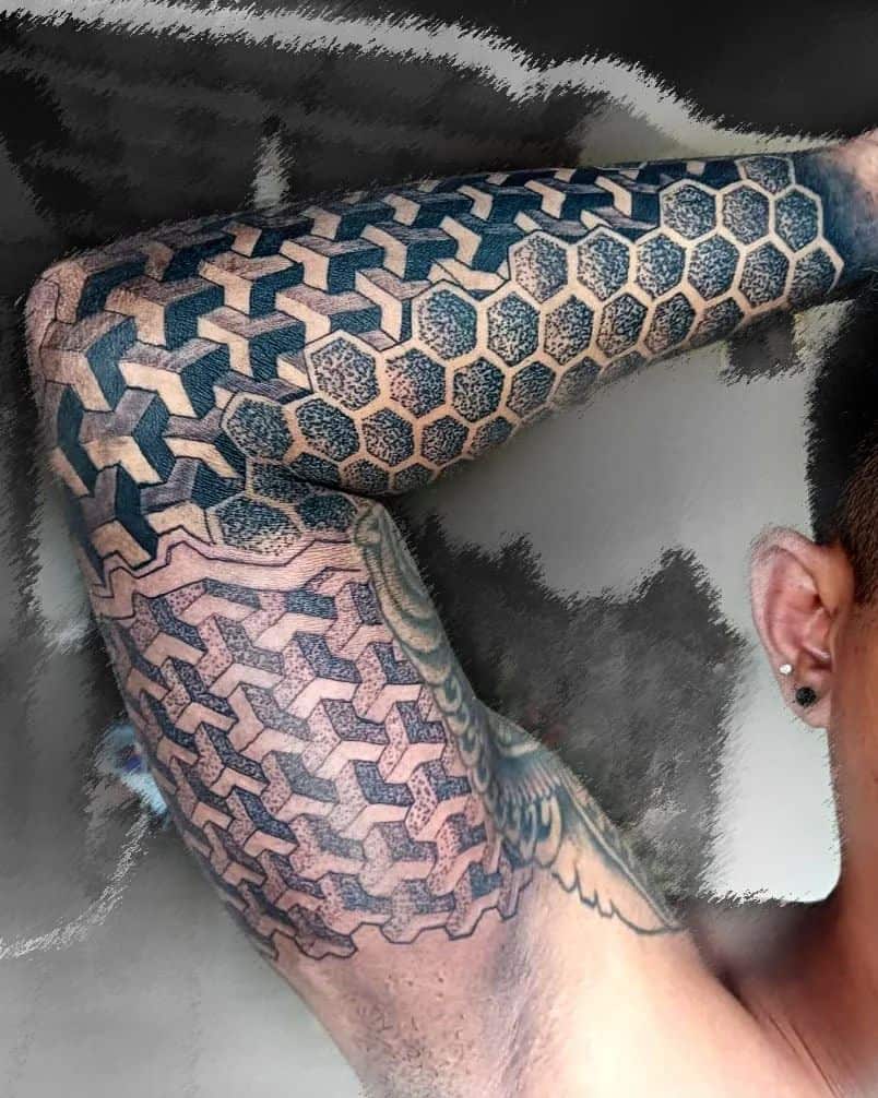 3d-geometric-tattoo-arm-sleeve
