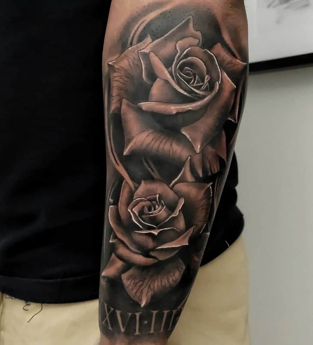 3d-rose-tattoo-black-and-grey