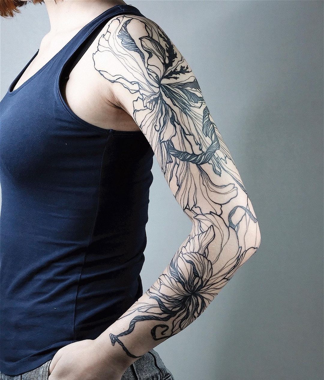 abstract tattoo arm osokina