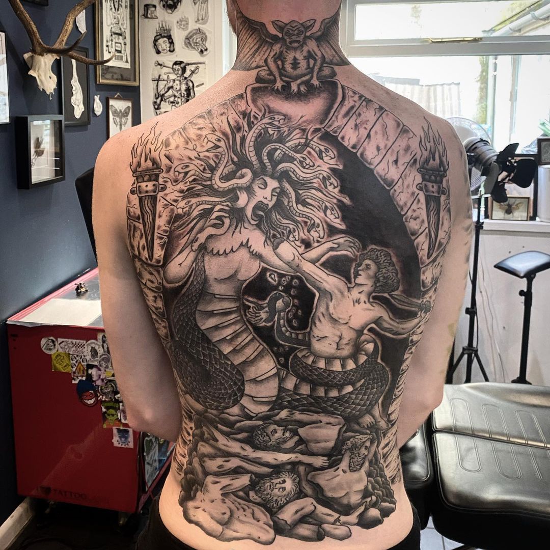 Violet De la Vega Tattoos  Perseus with the Head of Medusa by Benvenuto