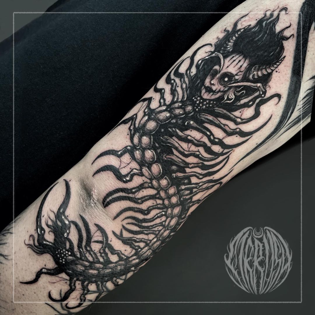 Centipede Tattoo Complete guide and 12 tattoo designs