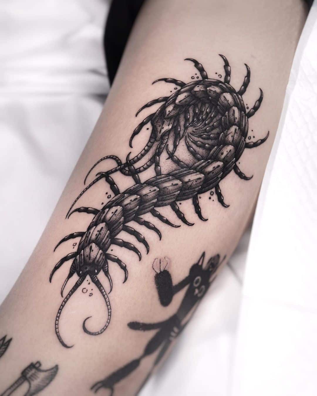 Centipede tattoo designs