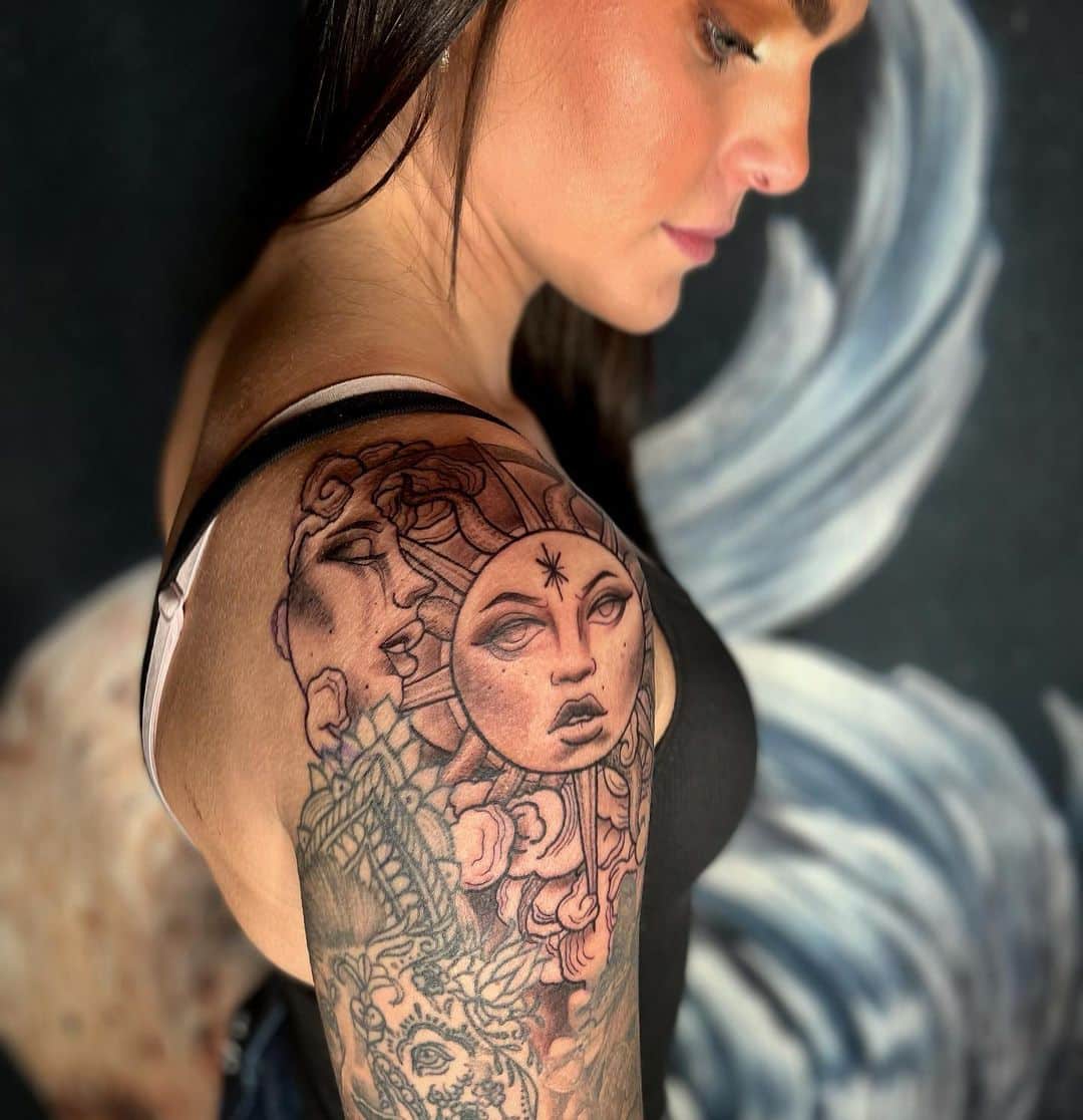 🔥 30 Sun, Moon and Sun and Moon tattoos for you!