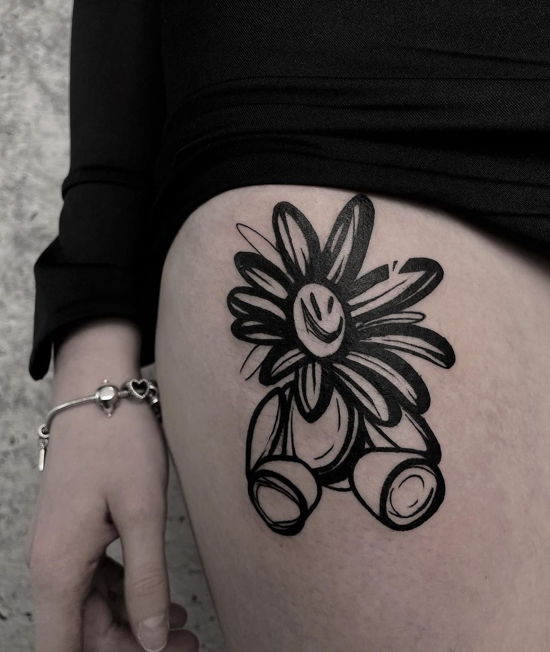 aesthetic flower buddy tattoo mihyno