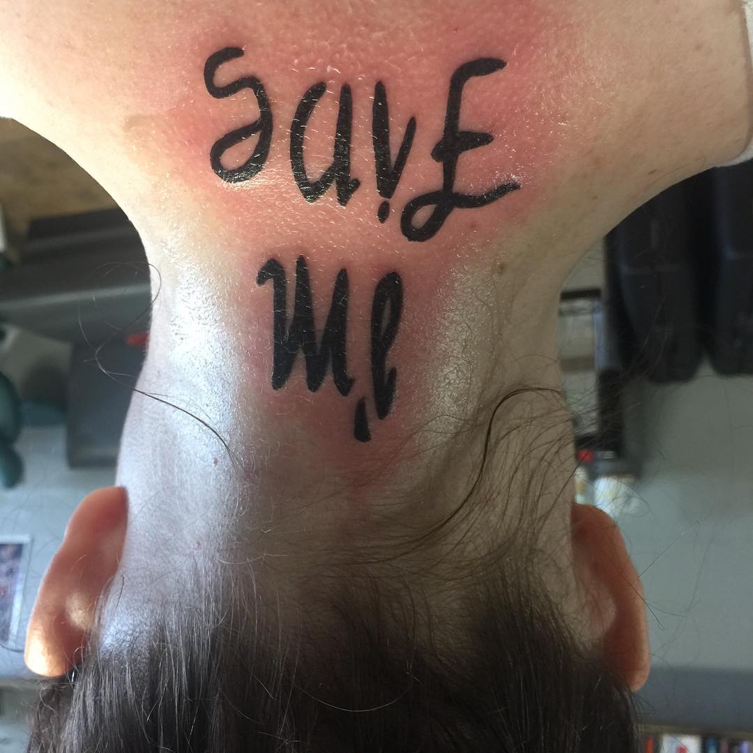 im-fine-save-me-turn-ambigram-tattoo