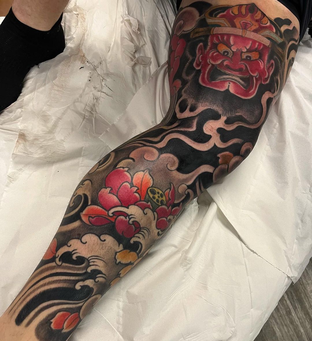 japanese-tattoo-leg-sleeve-traditional-phill