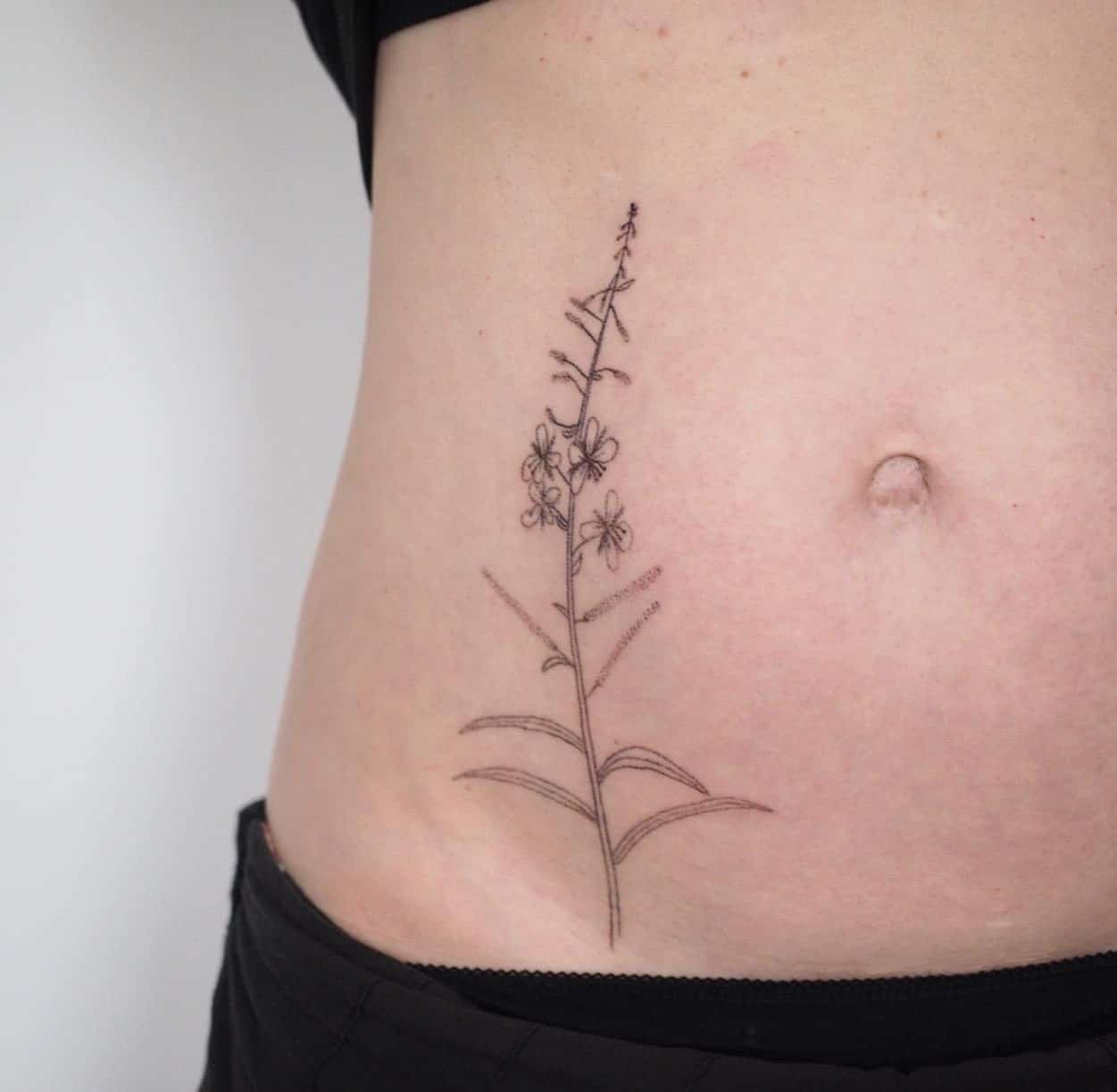 branches-flower-handpoke-belly-tattoo-tina-steinberg-liverpool-tattoo-artist-min