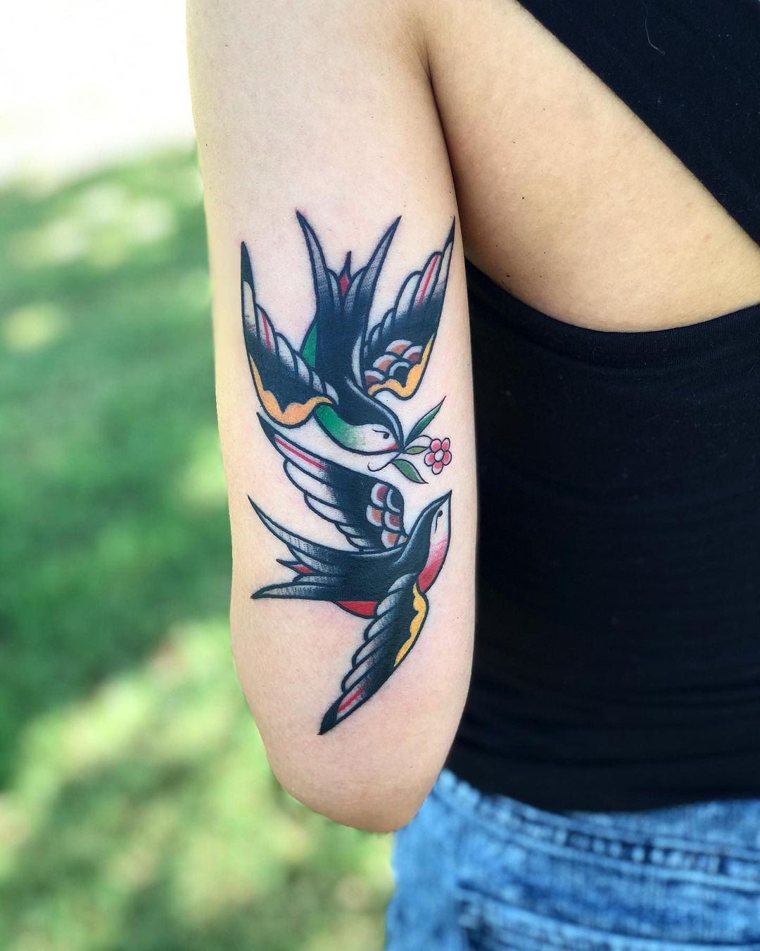 How To Draw A Swallow Tattoo