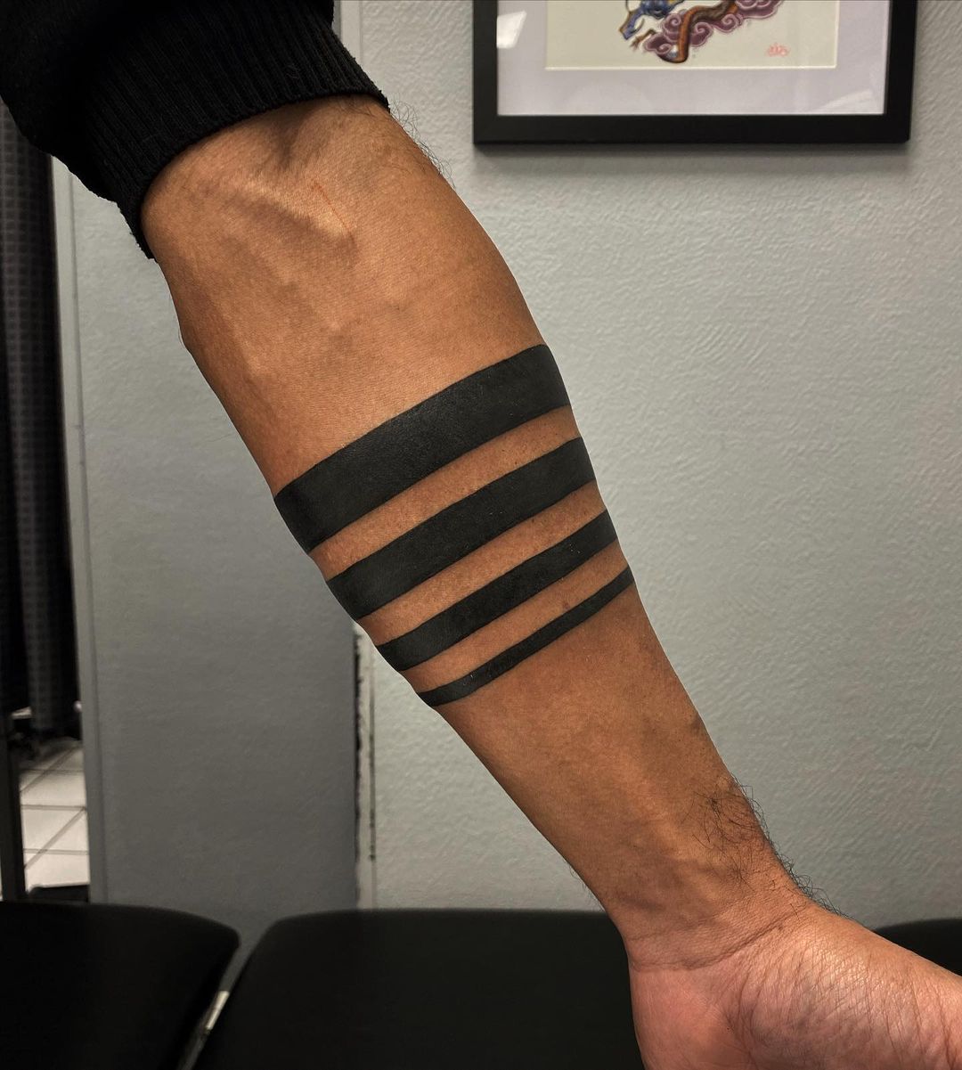 The 2 Lines Tattoo Meaning And The 32 Tattoos To Help You Line Up Your Next  Ink