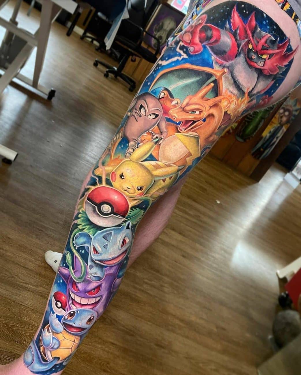 complete-leg-sleeve-pokemon-tattoo-drkturcotte