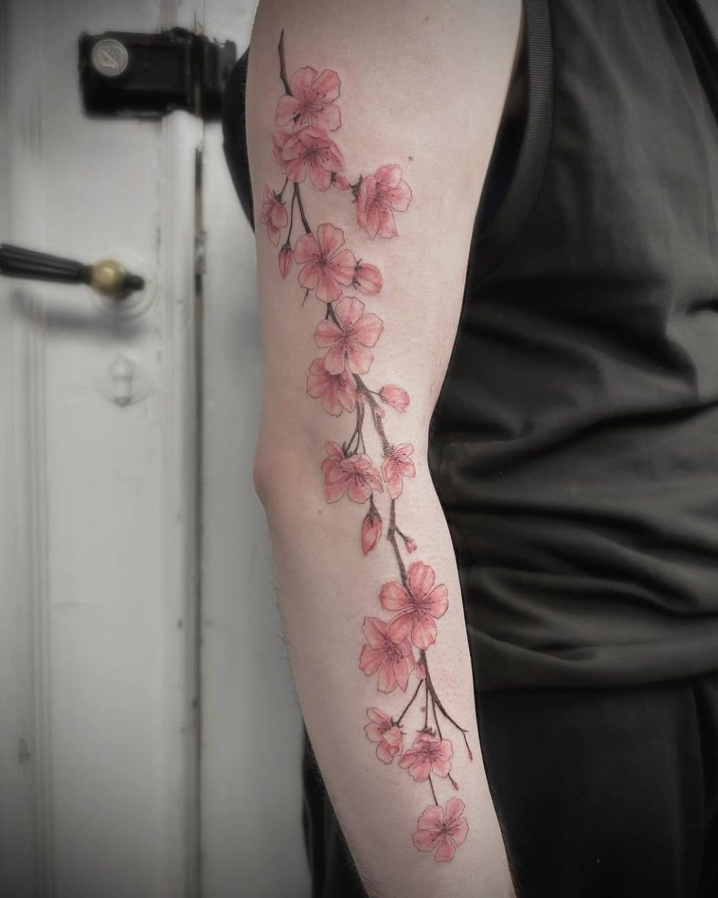 sakura-arm-tattoo-oline-marberg-nilsen-leap-ink-norway