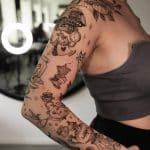 patchwork tattoo alice in wonderlands maria fernandez
