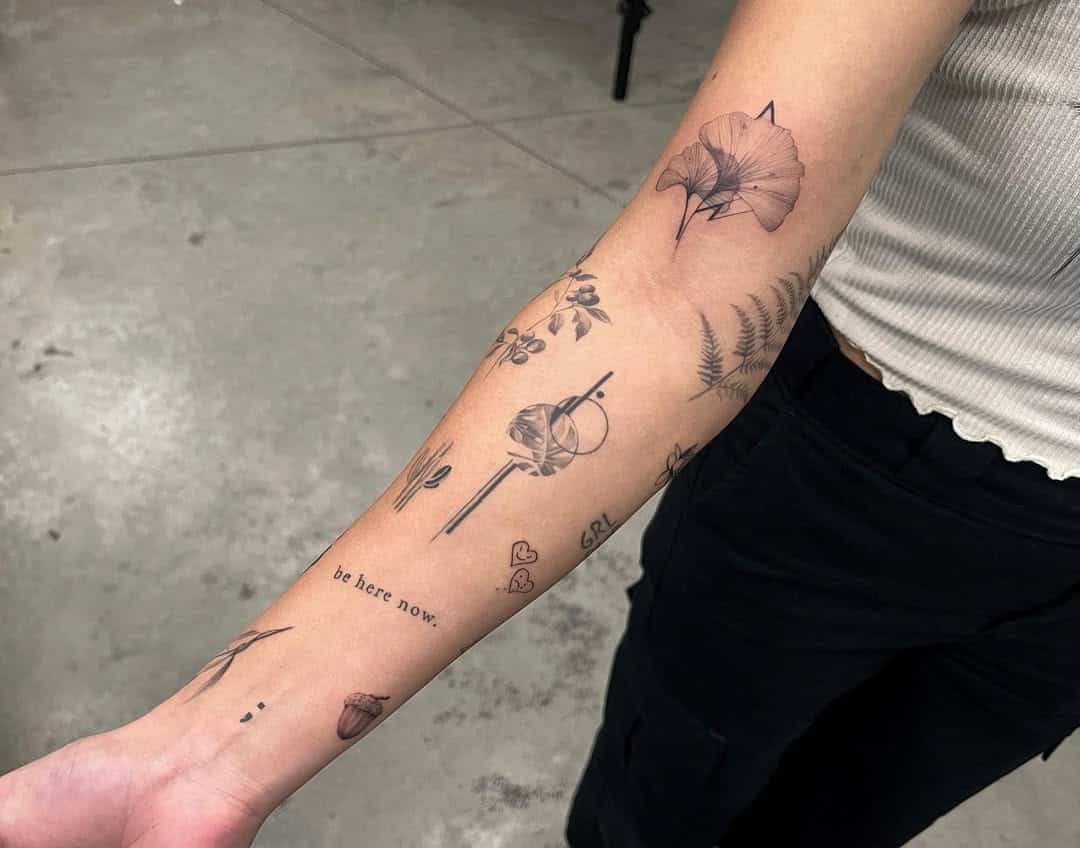 patchwork tattoo realistic style corina weikl