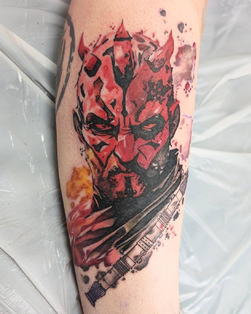 star wars darth maul tattoo megan smith evans