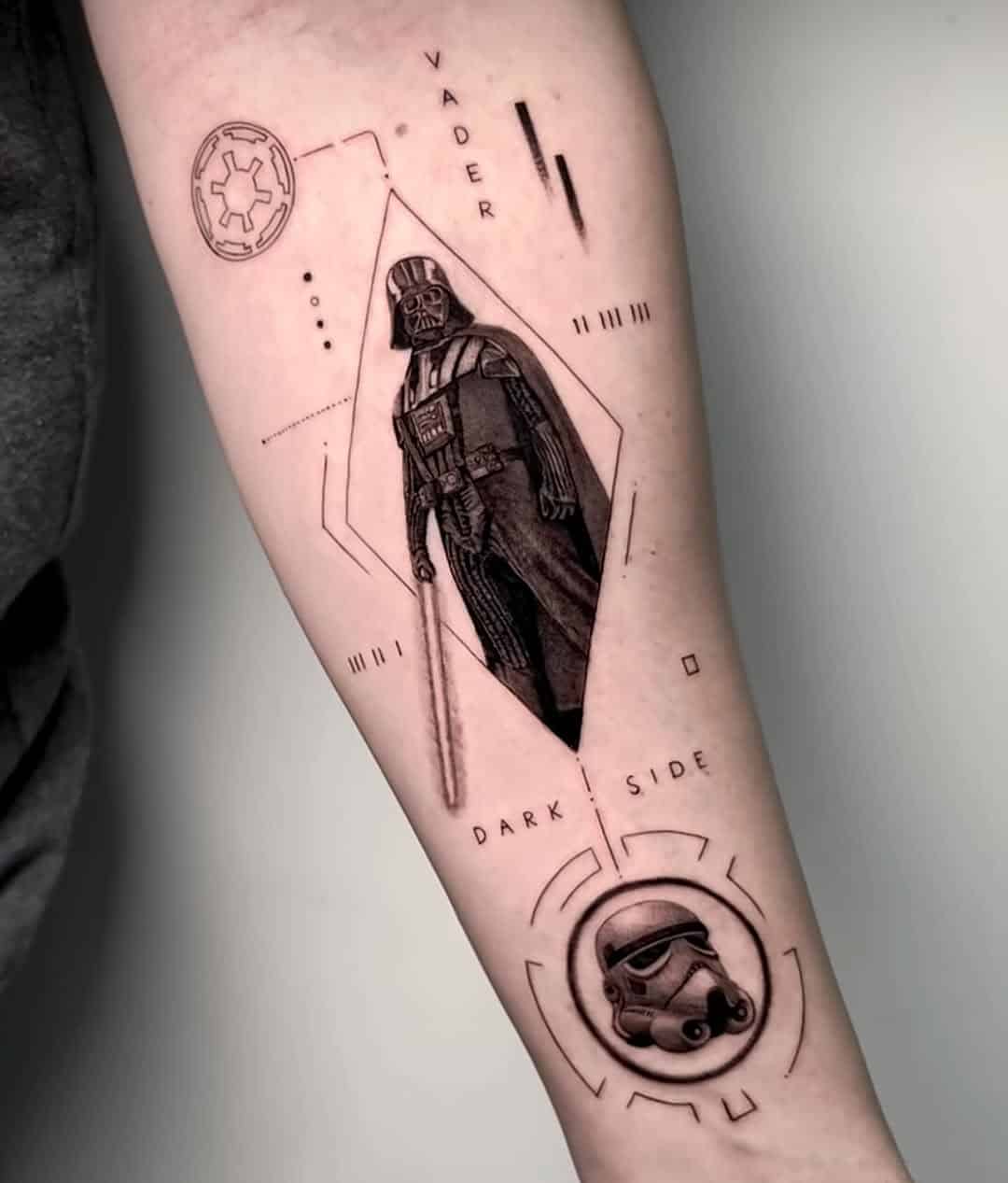 star wars darth vader tropper tattoo julian magossi