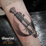 star wars obi wan lightsaber tattoo klem
