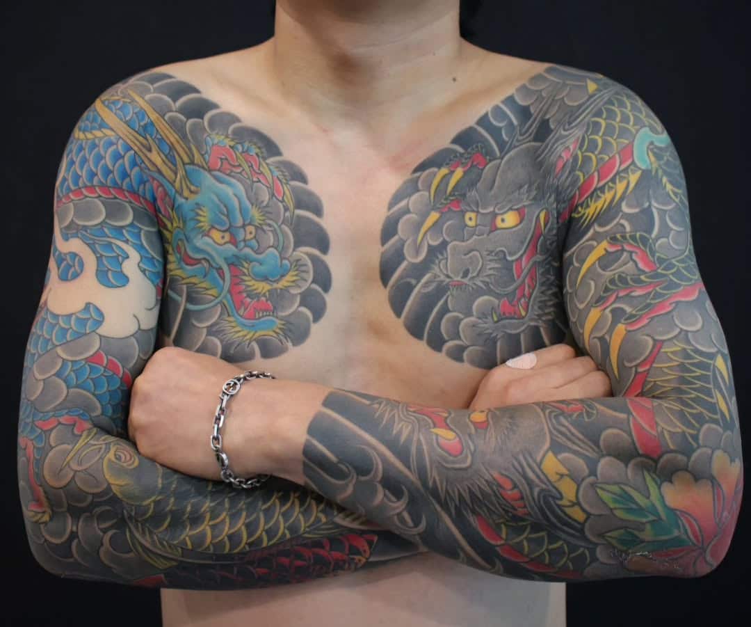 yakuza arm tattoo brainnew ink