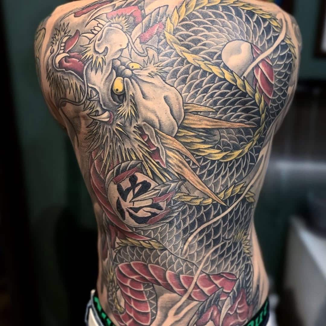 Yakuza Tattoo Complete Guide With Meanings And Designs Yakuza Dragon Tattoo Srokerchi