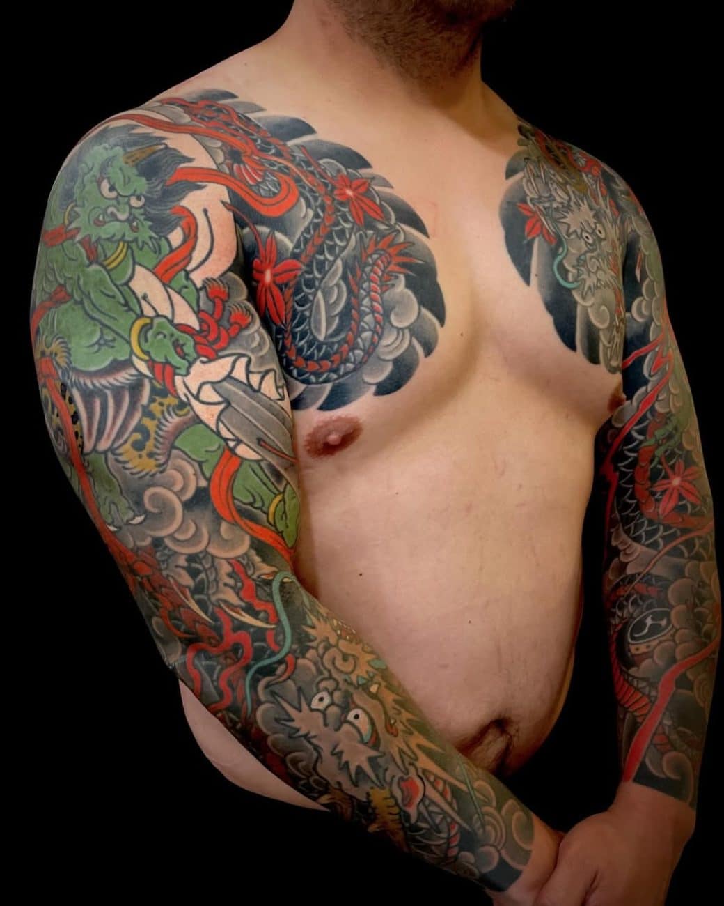 yakuza fuijin raijin tattoo horitomo
