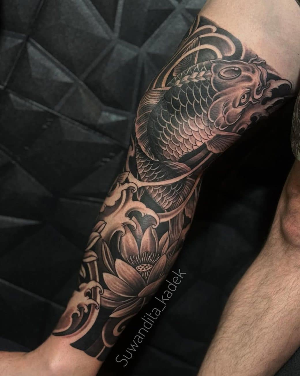 yakuza koi fish tattoo kadek suwandita