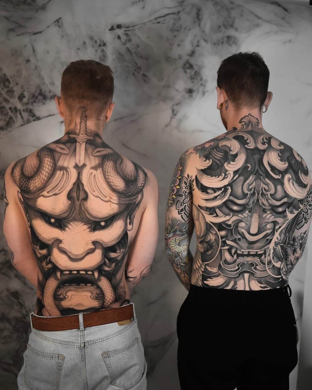 Yakuza Tattoo Complete Guide With Meanings And Designs Yakuza Oni Mask Tattoo Friga Jagebro 1040x1300