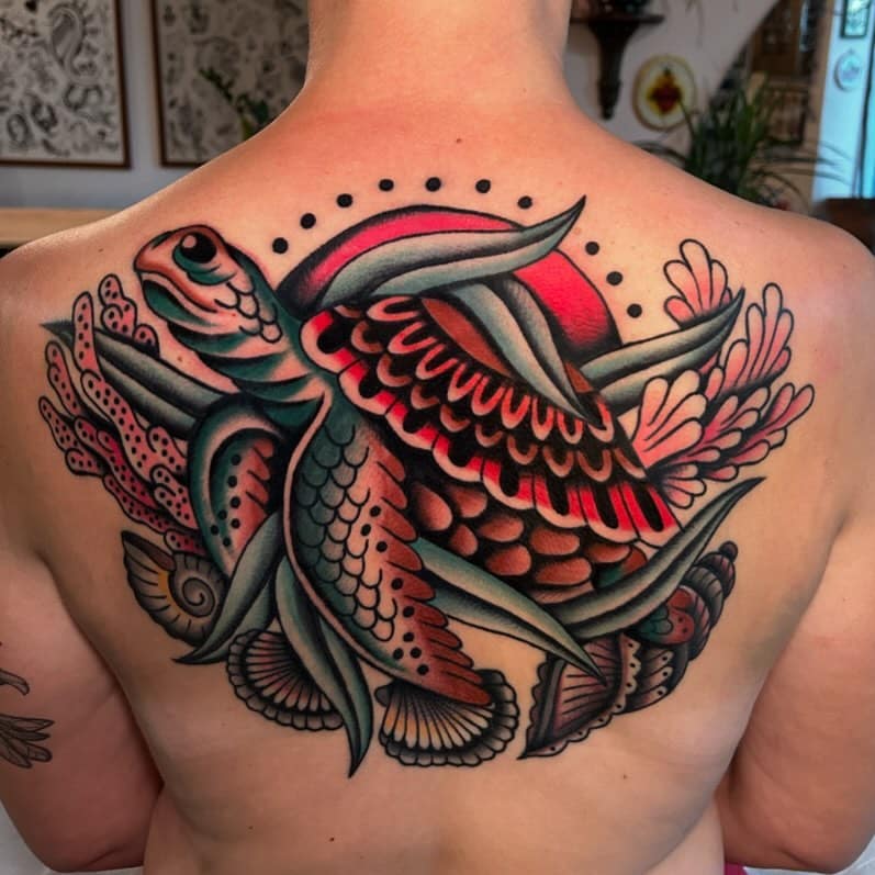 colorful-classic-turtle-tattoo-elisia-lee