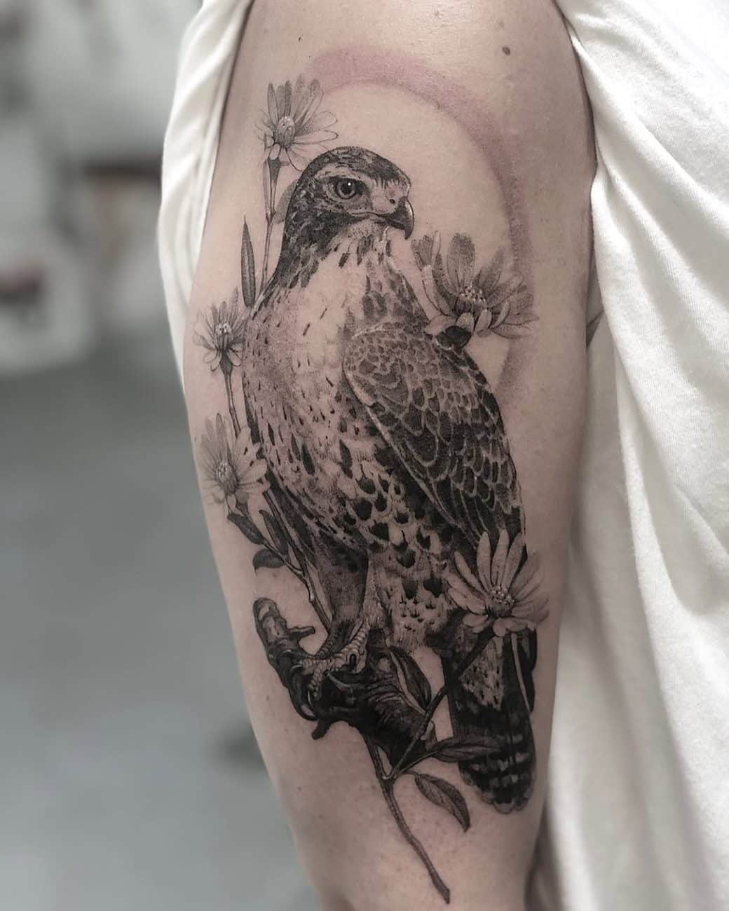 hawk-bird-tattoo-tim-kozak-realistic-style