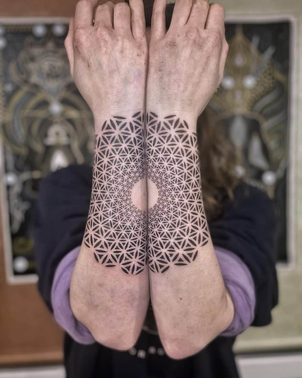 the flower of life tattoo jasn basn
