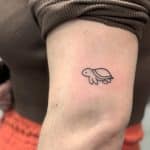 very simple turtle tattoo roxansink