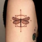 dragonfly tattoo meaning geometric tattoo hwan