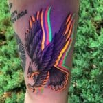 glow in the dark eagle tattoo cesar