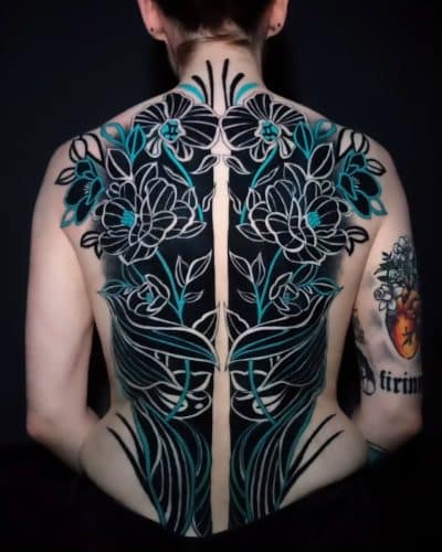 inverted tattoo back women zsuzsi ujvolgyi