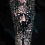 anubis hyper realistics tattoo ej song